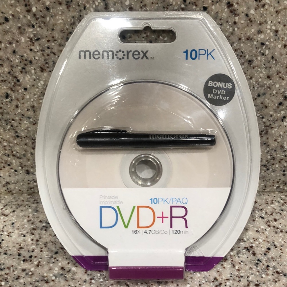 🆕 Memorex 10pk